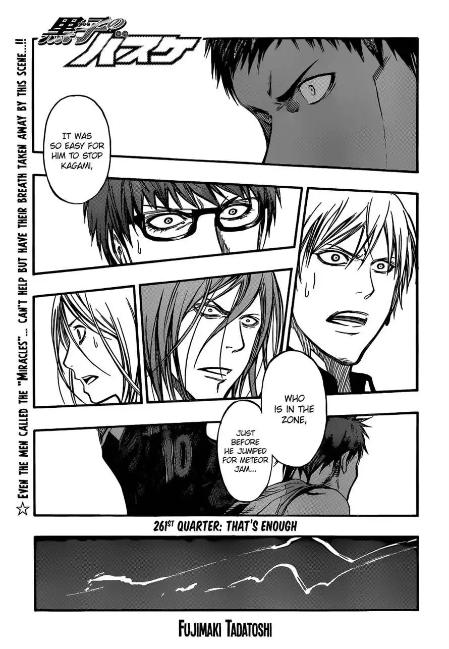 Kuroko no Basket Chapter 261 1